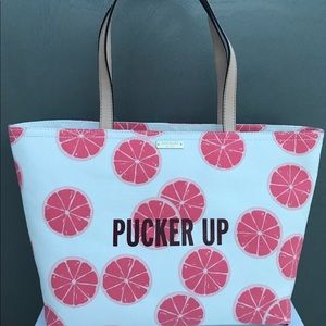 Nwt kate spade “Pucker Up” tote